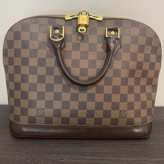 Louis Vuitton Damier Ebene Alma with Lock & Key