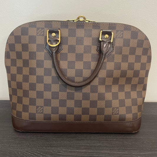 Louis Vuitton Damier Ebene Alma with Lock & Key