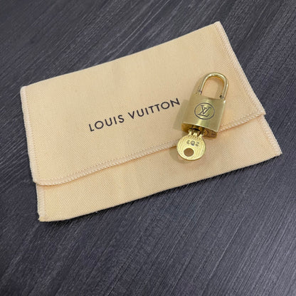 CLEARANCE Vintage Louis Vuitton Lock & Key Model No. 207 with Storage Pouch