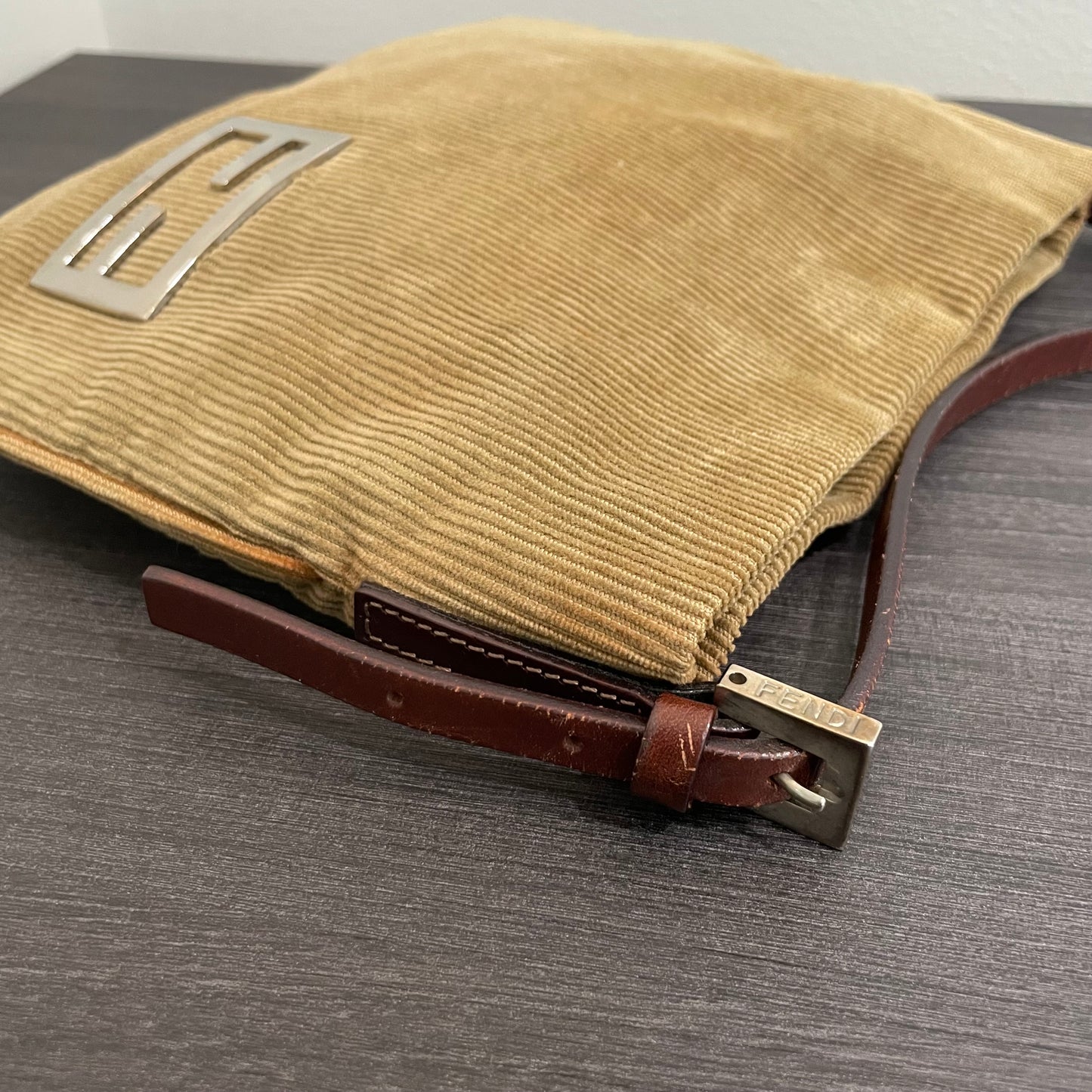 SOLD! Fendi Corduroy Baguette