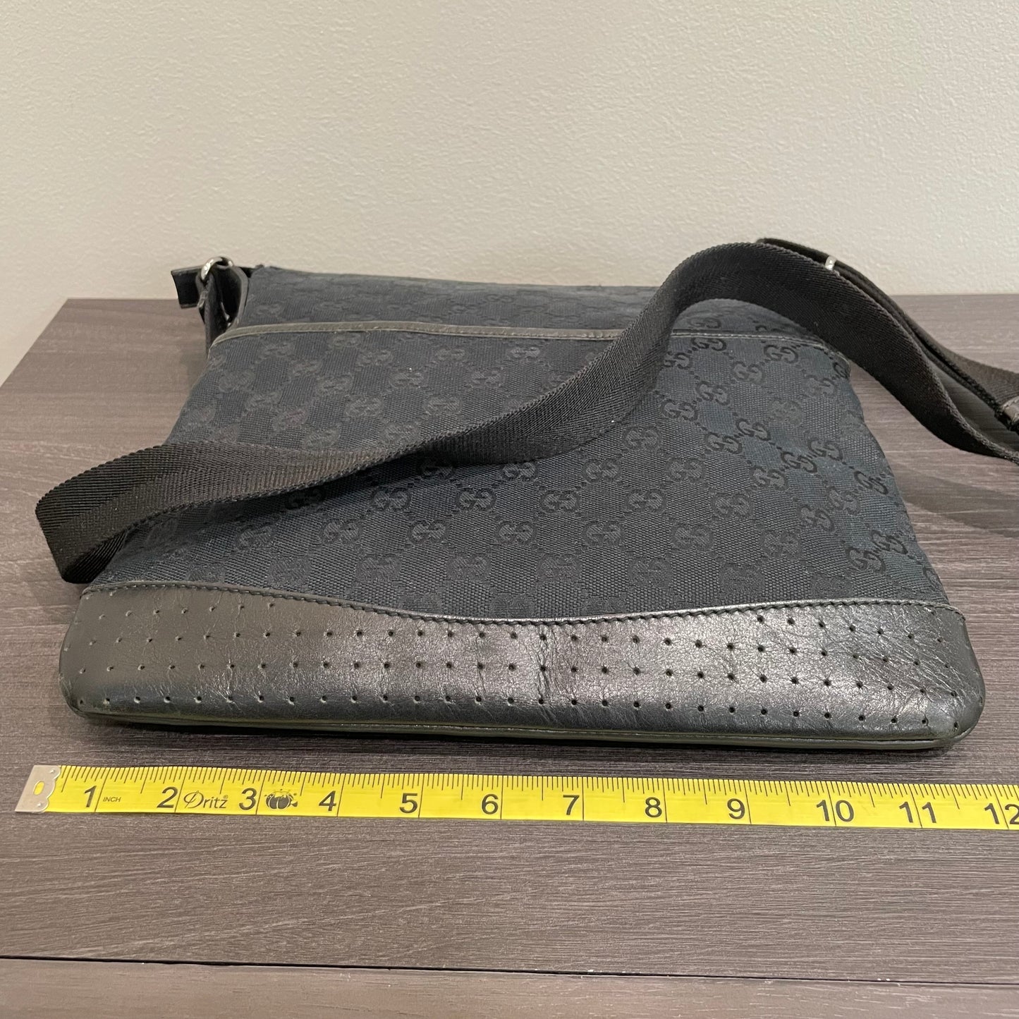 SOLD! Gucci GG Canvas Messenger Bag