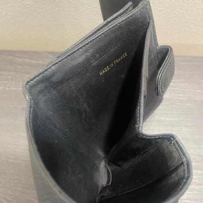 CHANEL Black Leather Wallet