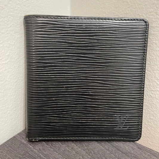 LOUIS VUITTON Black Men's Epi Wallet