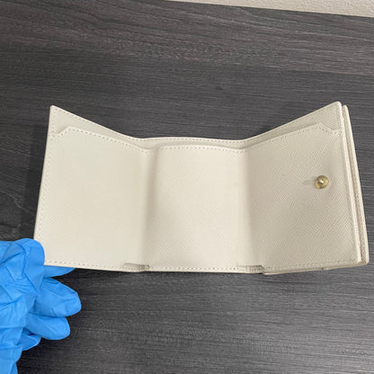 BURBERRY Cream Mini Wallet