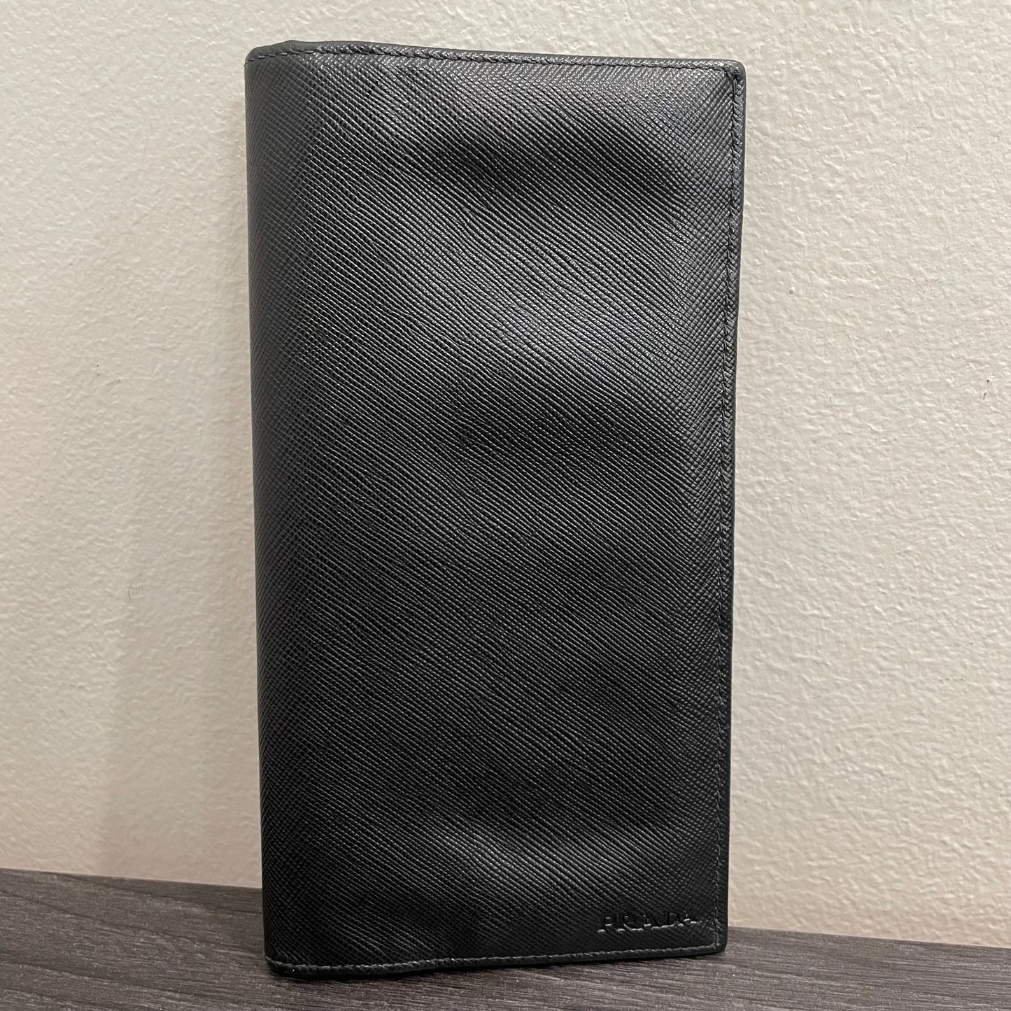 PRADA Black Leather Wallet