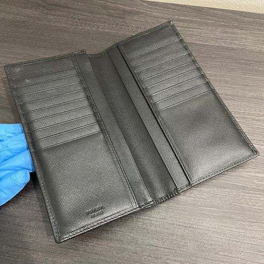 PRADA Black Leather Wallet