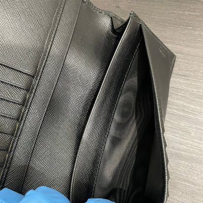 PRADA Black Leather Wallet