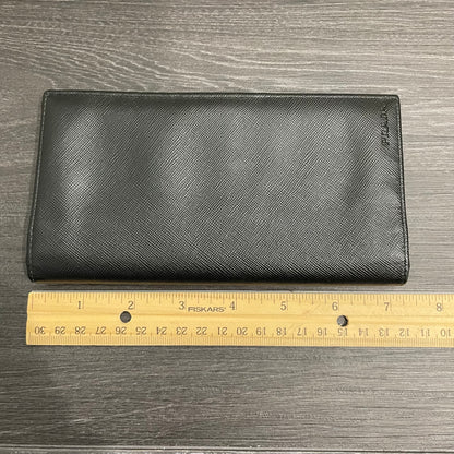 PRADA Black Leather Wallet
