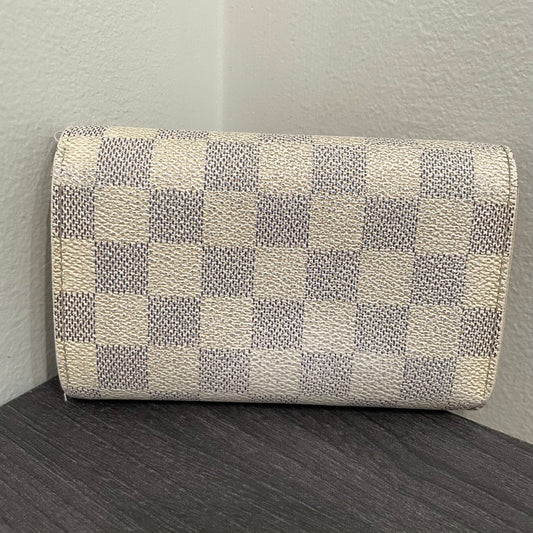 LOUIS VUITTON Damier Azur Wallet