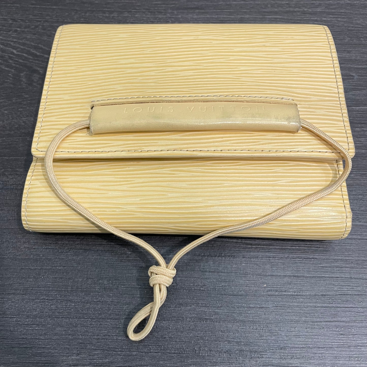 LOUIS VUITTON Vanilla Epi Elastique Wallet