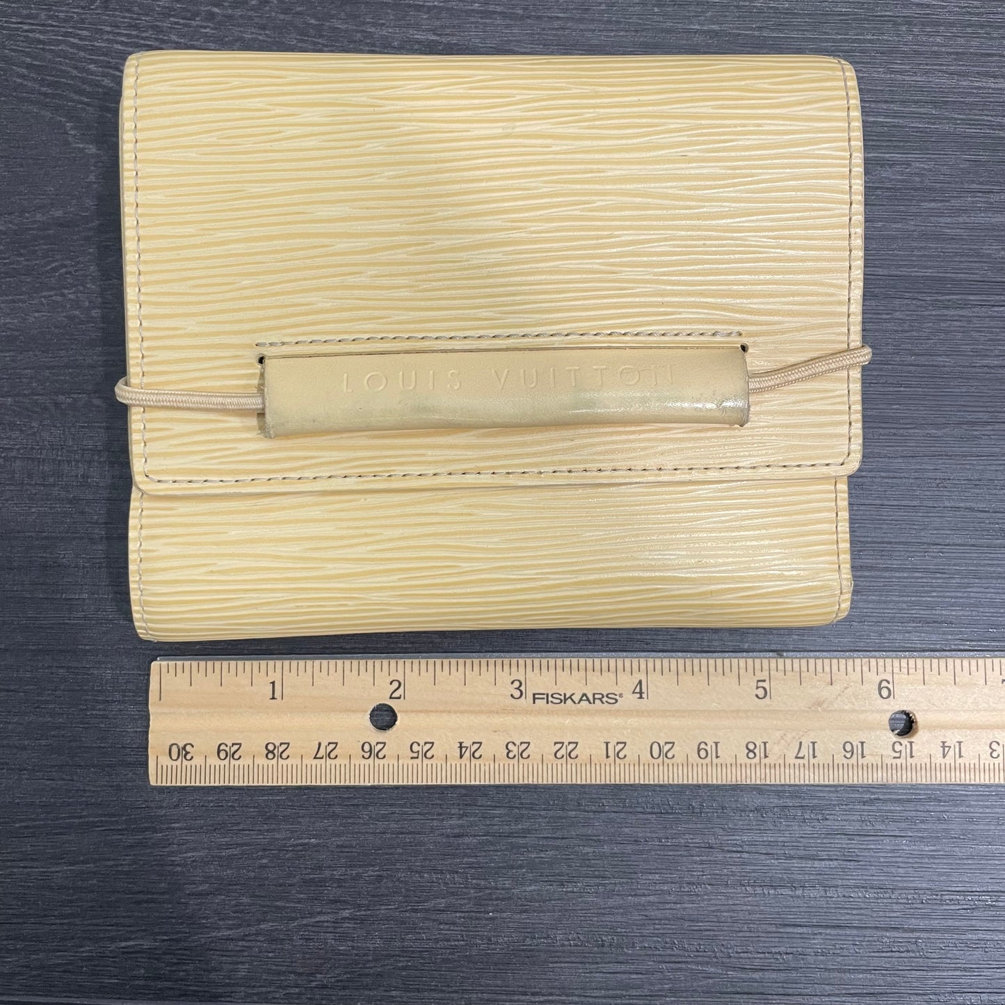 LOUIS VUITTON Vanilla Epi Elastique Wallet