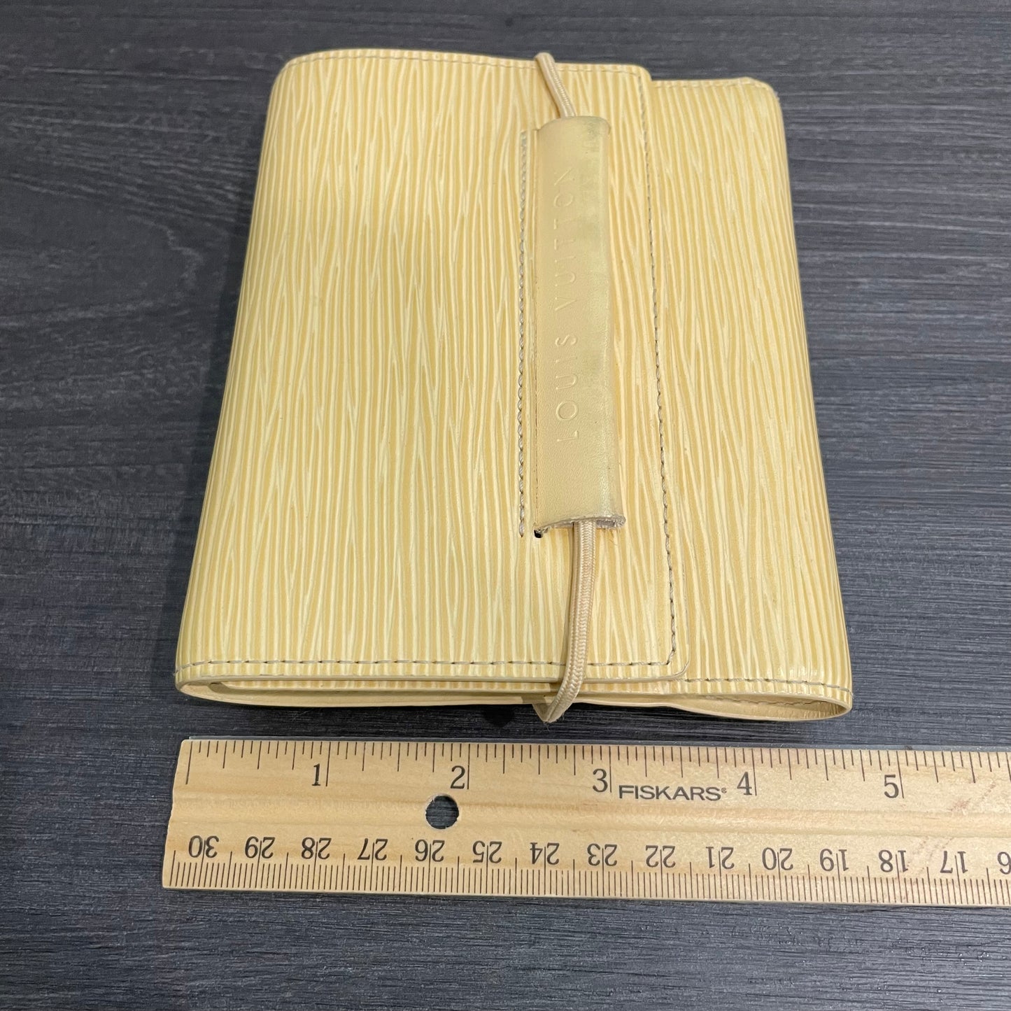 LOUIS VUITTON Vanilla Epi Elastique Wallet