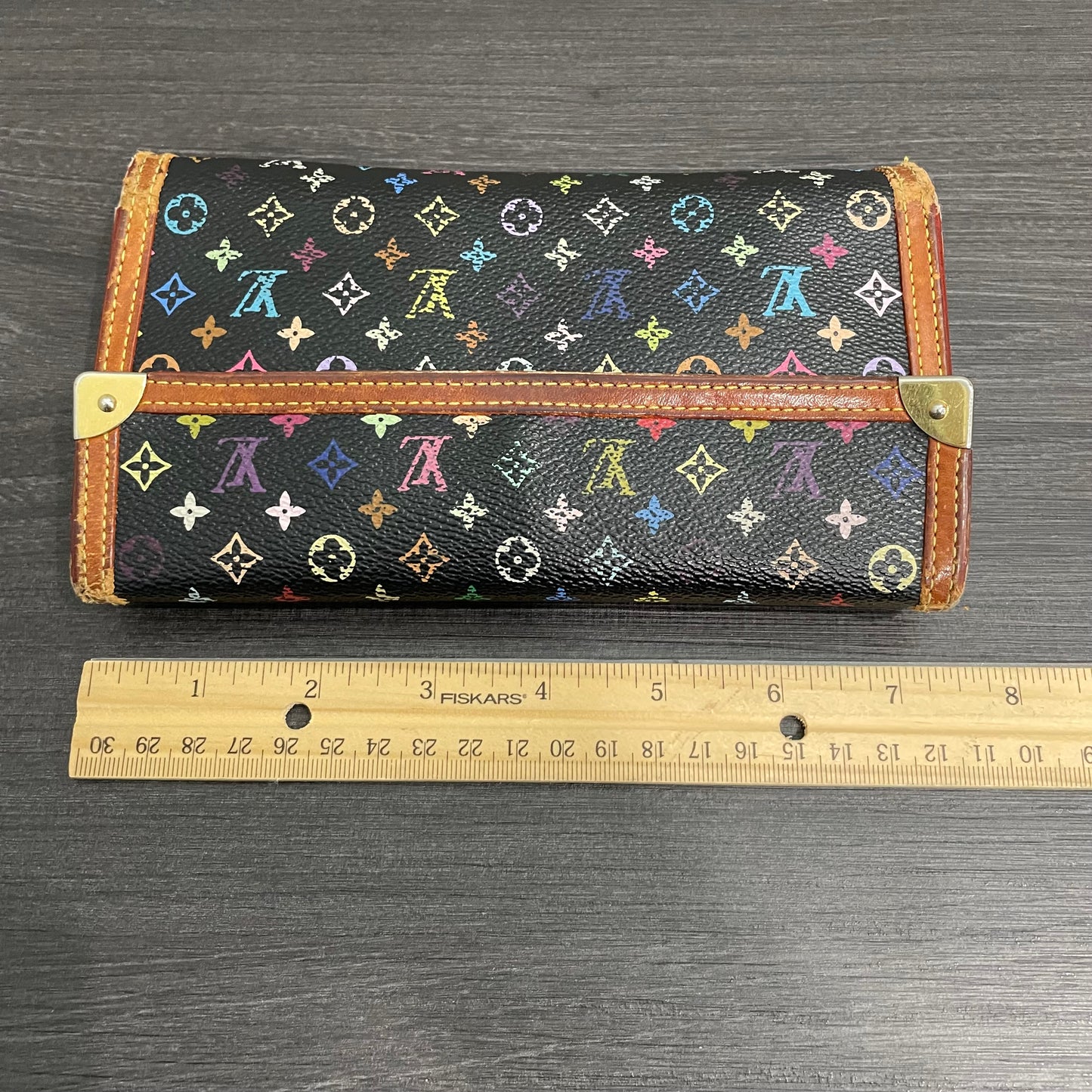 LOUIS VUITTON Multicolor Black Wallet