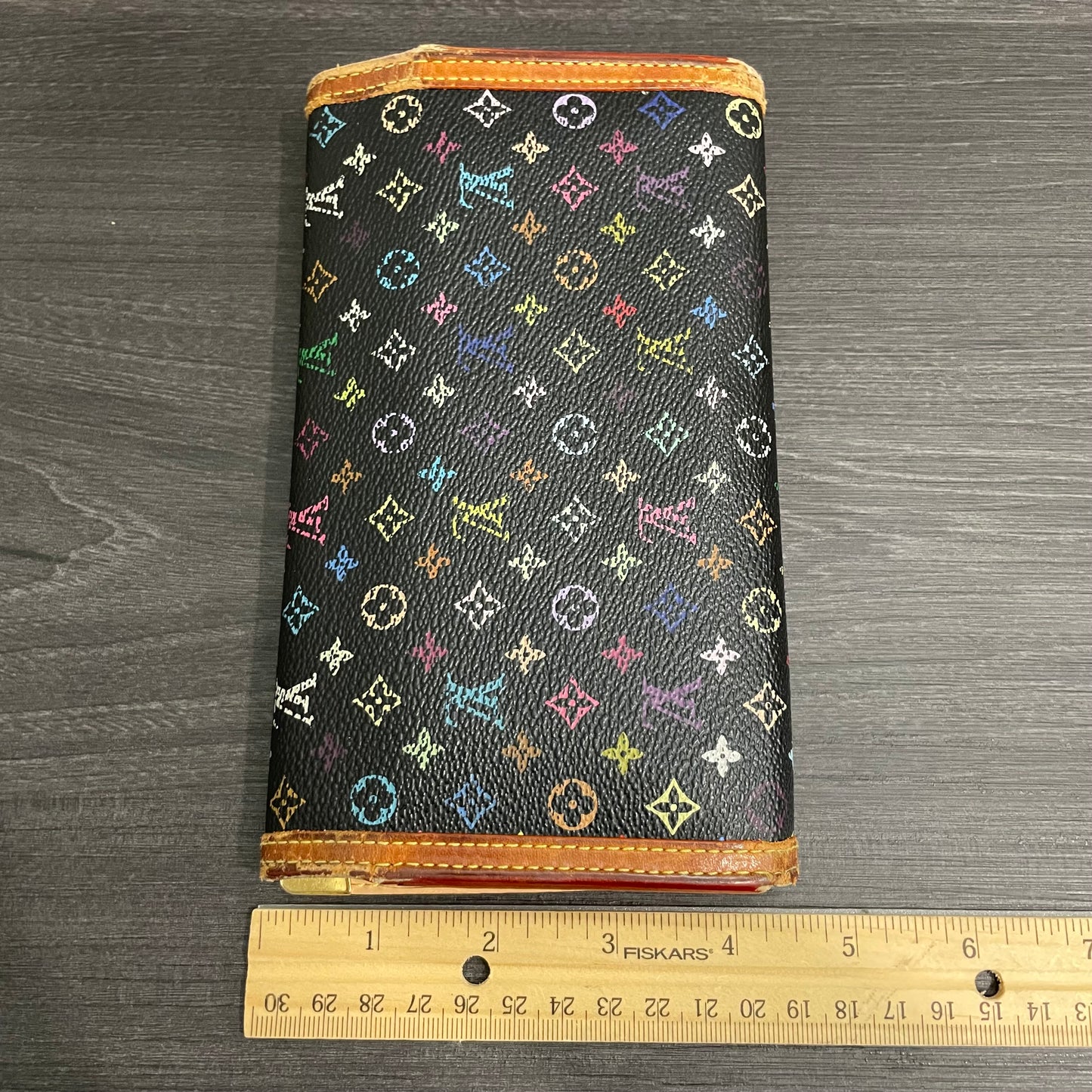 LOUIS VUITTON Multicolor Black Wallet