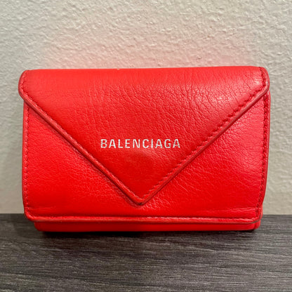 BALENCIAGA Mini Red Wallet