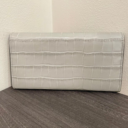 CHLOE Gray Leather Wallet