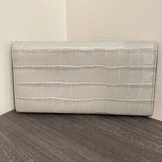 CHLOE Gray Leather Wallet