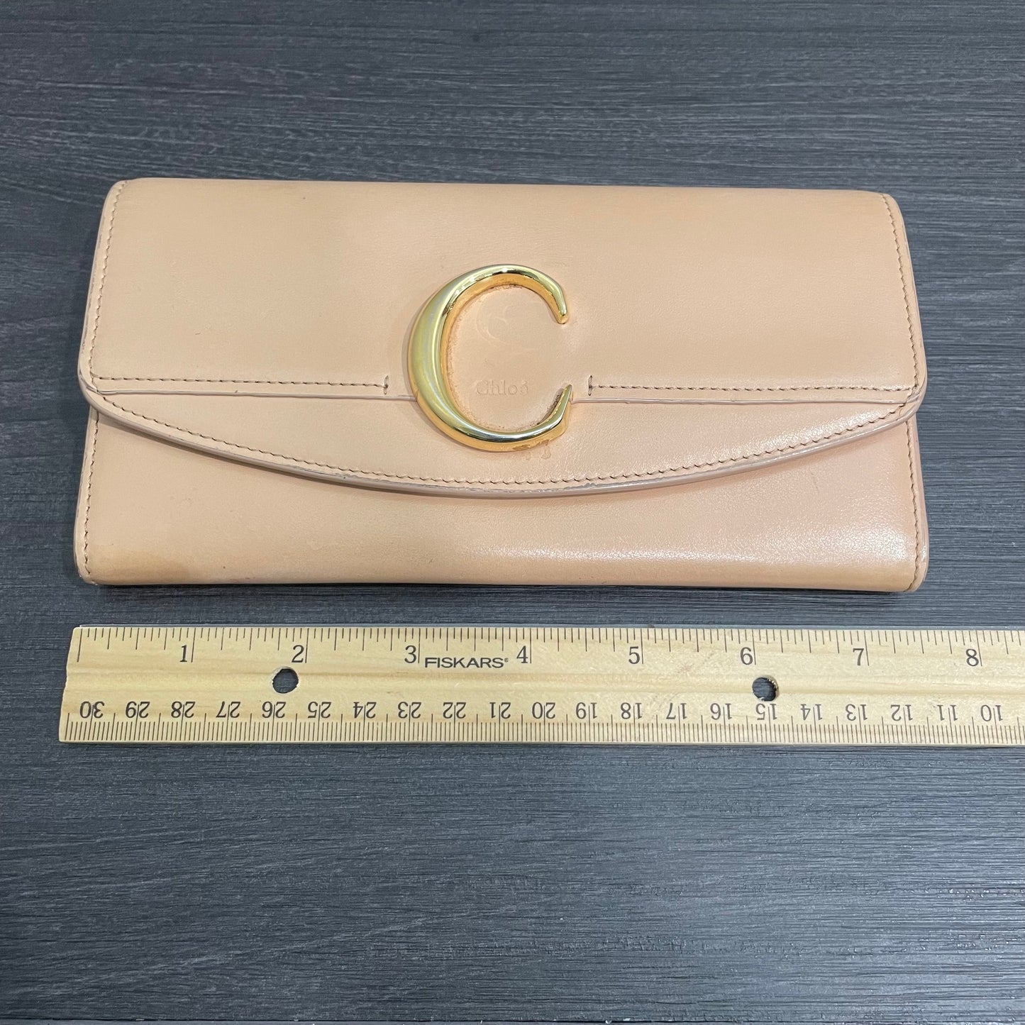 CHLOE Beige Leather Wallet