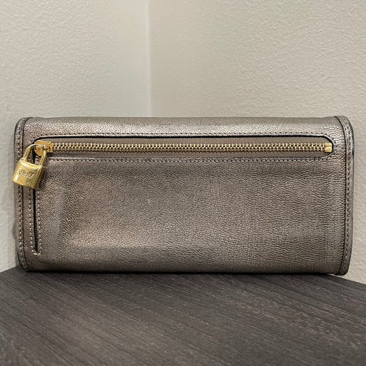 LOEWE Silver Leather Wallet