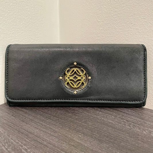 LOEWE Black Leather Wallet
