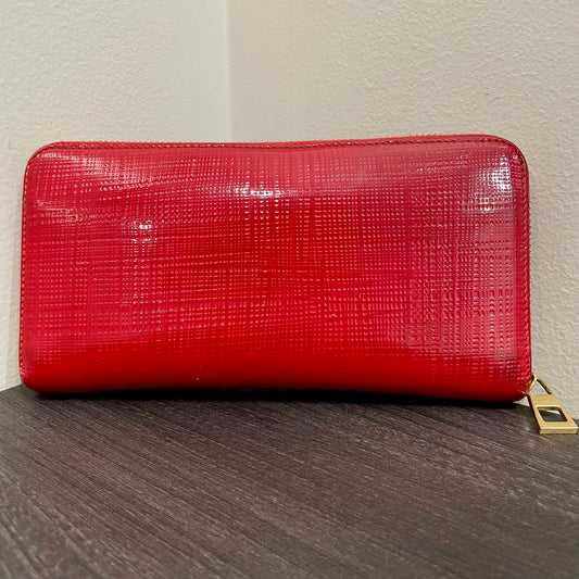 LOEWE Red Zippy Wallet