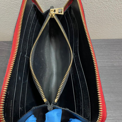 LOEWE Red Zippy Wallet