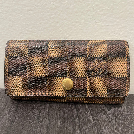 LOUIS VUITTON Damier Ebene Key Case (4 Rings)