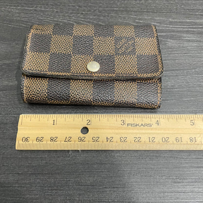 LOUIS VUITTON Damier Ebene Key Case (6 Rings)