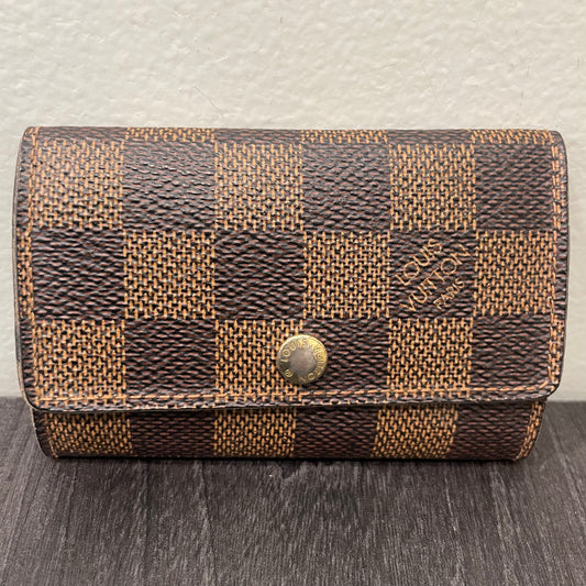 LOUIS VUITTON Damier Ebene Key Case (6 Rings)