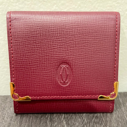 CARTIER Leather Coin Case