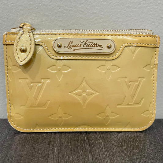 LOUIS VUITTON Vanilla Vernis Coin Case