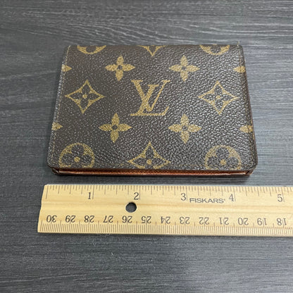 LOUIS VUITTON Monogram Card Case
