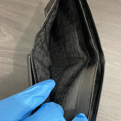 CARTIER Black Leather Men's Wallet