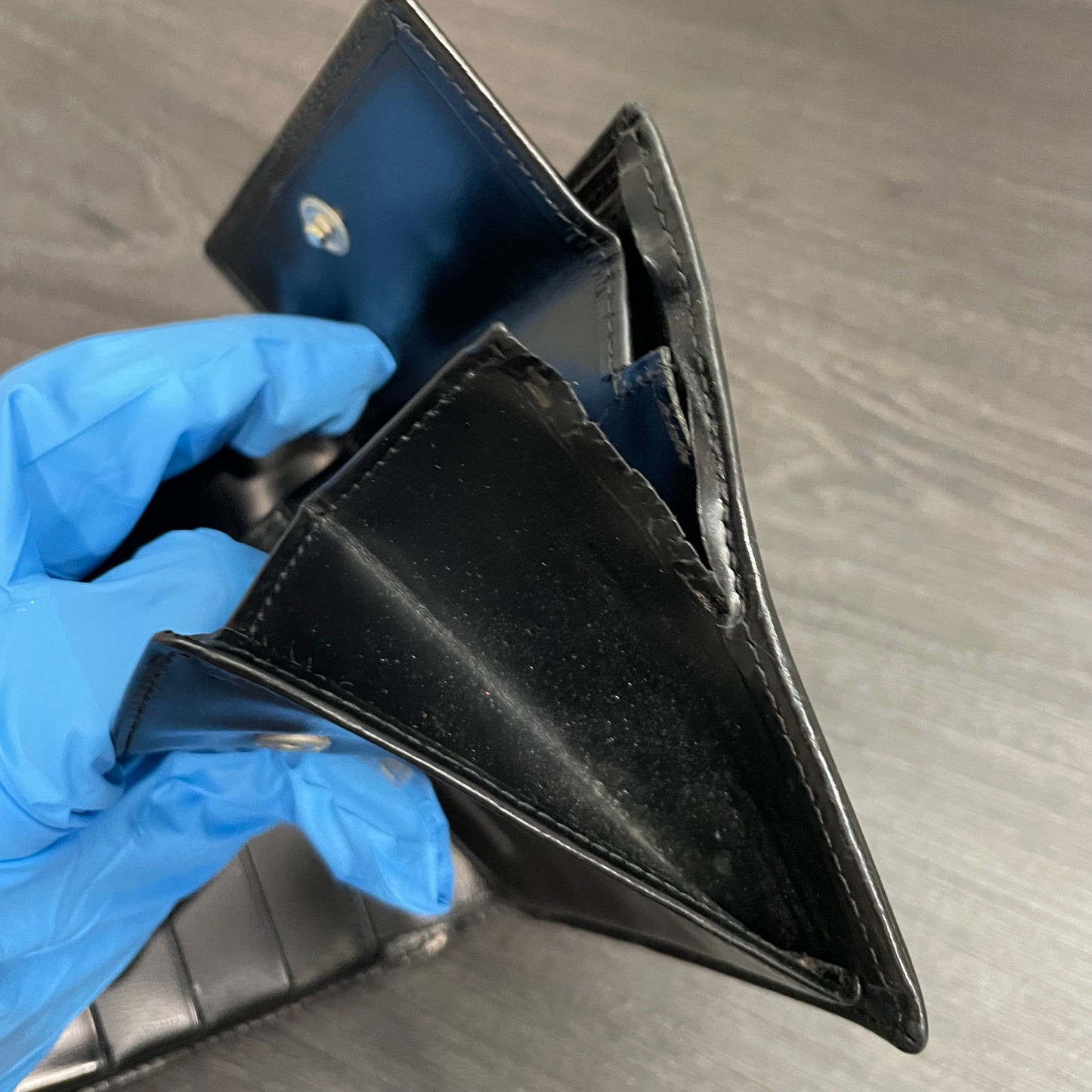 CARTIER Black Leather Men's Wallet