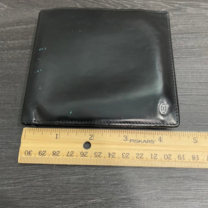 CARTIER Black Leather Men's Wallet