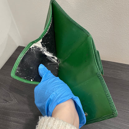 LOUIS VUITTON Green Epi Leather Wallet