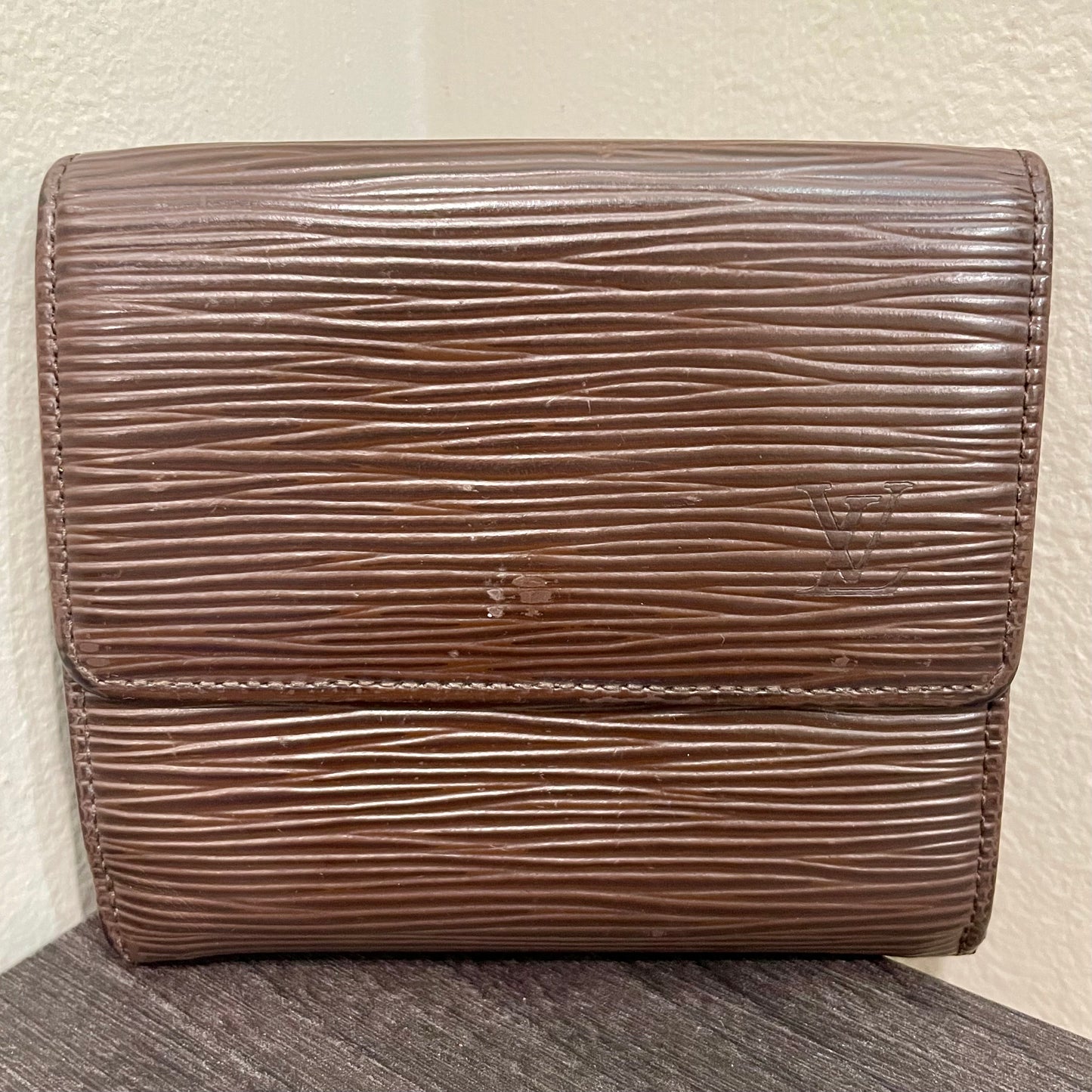 LOUIS VUITTON Brown Epi Leather Wallet