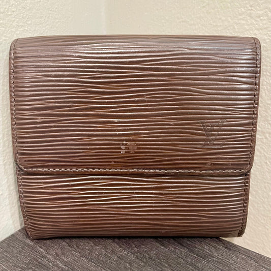 LOUIS VUITTON Brown Epi Leather Wallet