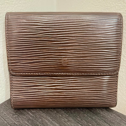 LOUIS VUITTON Brown Epi Leather Wallet