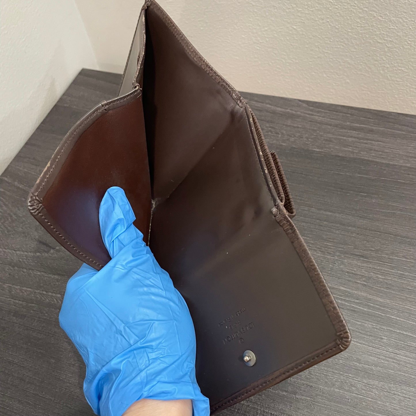 LOUIS VUITTON Brown Epi Leather Wallet