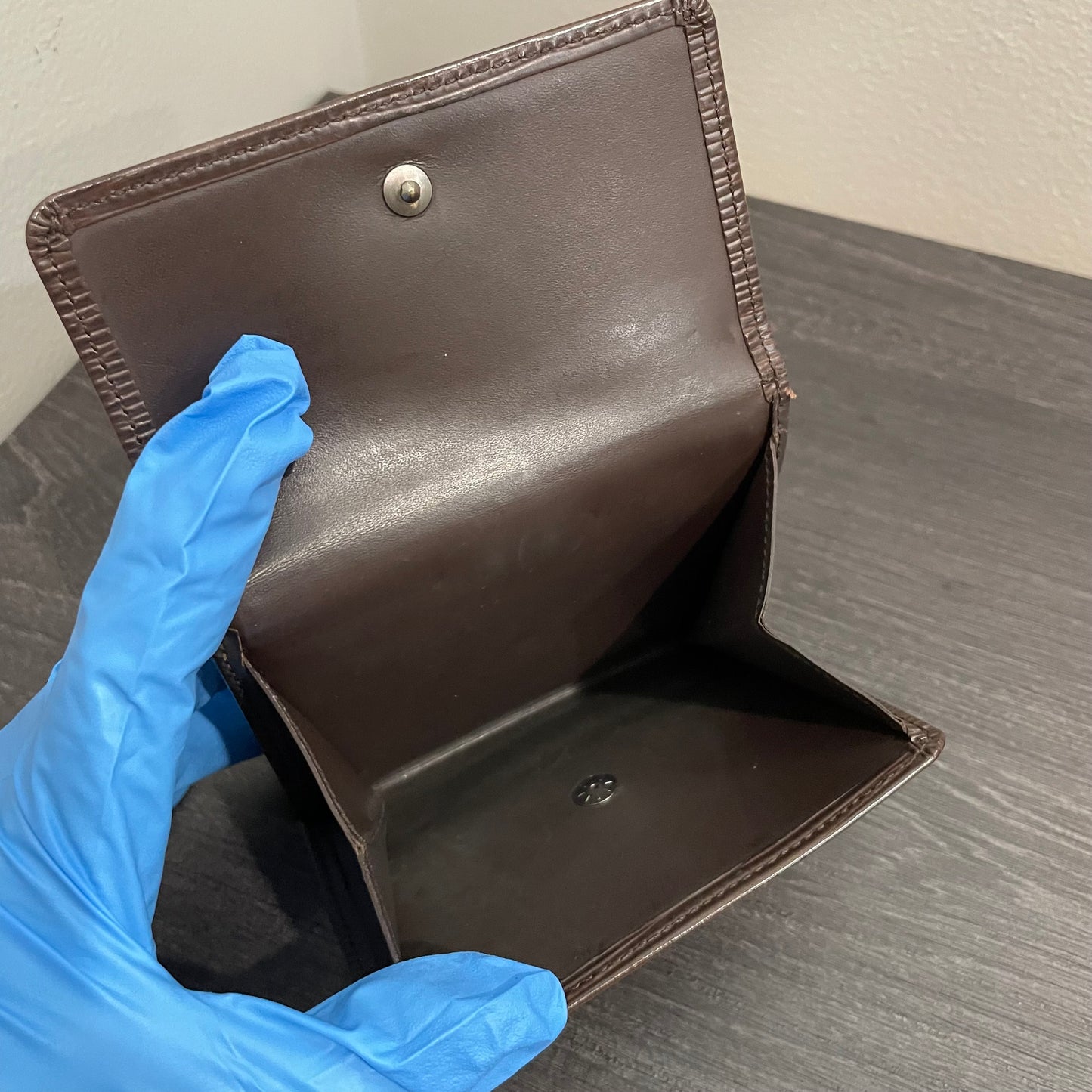 LOUIS VUITTON Brown Epi Leather Wallet