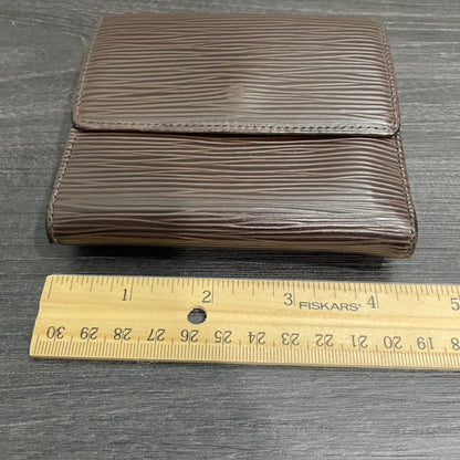 LOUIS VUITTON Brown Epi Leather Wallet