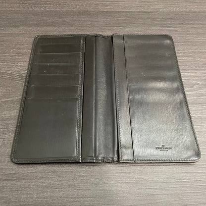LOUIS VUITTON Black Epi Checkbook Holder