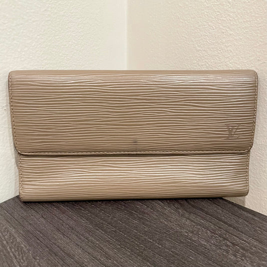 LOUIS VUITTON Gray Epi Leather Wallet