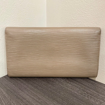LOUIS VUITTON Gray Epi Leather Wallet