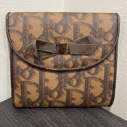 CHRISTIAN DIOR Canvas Wallet