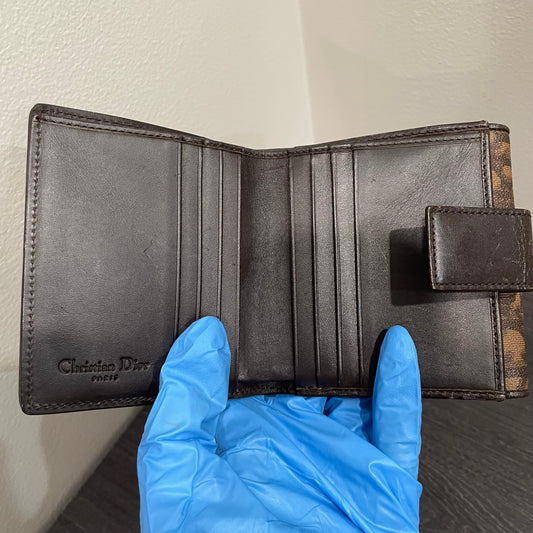 CHRISTIAN DIOR Canvas Wallet