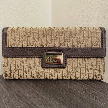 CHRISTIAN DIOR Canvas Wallet