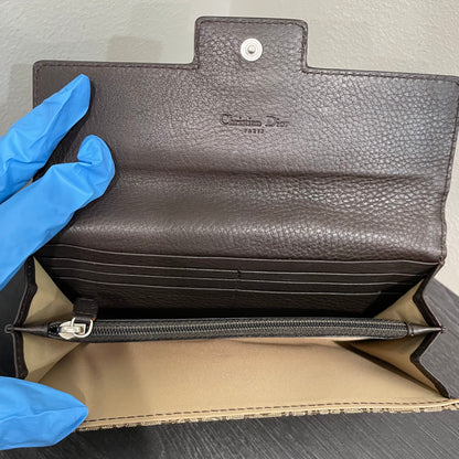 CHRISTIAN DIOR Canvas Wallet