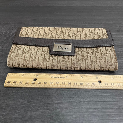 CHRISTIAN DIOR Canvas Wallet